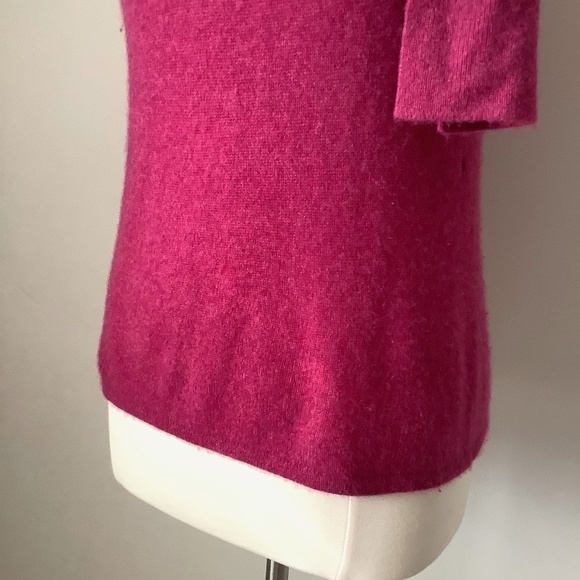 Cynthia Rowley 100% Cashmere Cap Sleeve Sweater Tiny Flaw - Picture 6 of 16